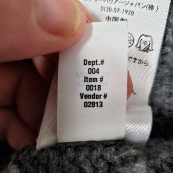 Eddie Bauer Cardigan Sweater Mens XLT Gray Fair Isle Wool Blend Button Nordic - Picture 8 of 8